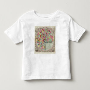 Karte um die Stadt New York Kleinkind T-shirt
