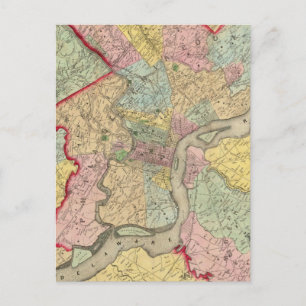 Karte um die Stadt Philadelphia