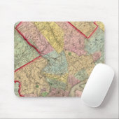 Karte um die Stadt Philadelphia Mousepad (Mit Mouse)
