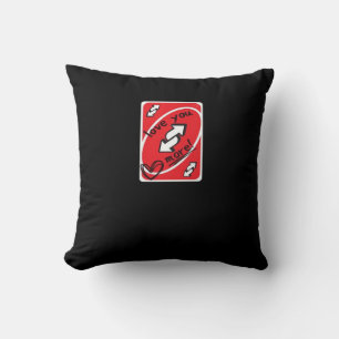 Karte umdrehen Liebe dich mehr lustiger spielerisc Kissen