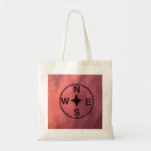 Karte und Compass Tote Bag Tragetasche (Vorne)