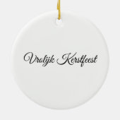 Karte und Fkag der Niederlande Keramikornament (Hinten)