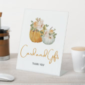 Karte und Geschenke Wasserfarben Fall Kinderdusche Sockelschild (In SItu)