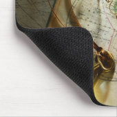 Karte und Kompass Mousepad (Ecke)