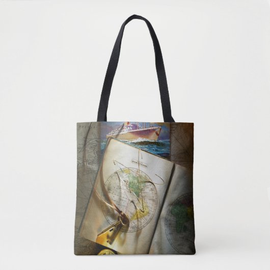 Karte und Kompass Tasche (Vorderseite)