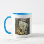 Karte und Kompass Tasse (Links)