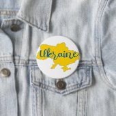 Karte und Schrift der Ukraine Button (Beispiel)