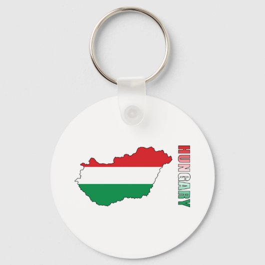 Karte Ungarns Schlüsselanhänger (Vorderseite)