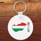 Karte Ungarns Schlüsselanhänger (Vorderseite)