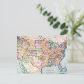 Karte: United Staaten, 1905 Postkarte (Stehend Vorderseite)