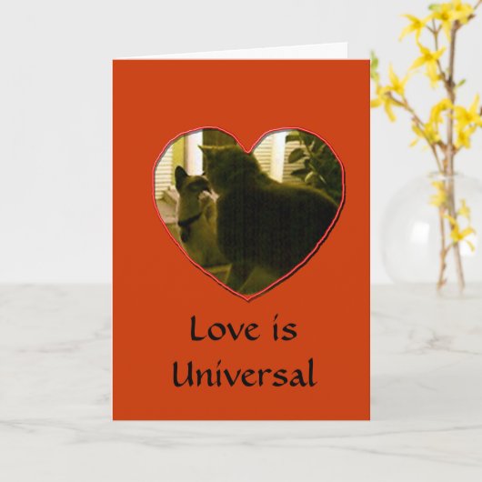 Karte - Universelle Liebe (Gelbe Blume)