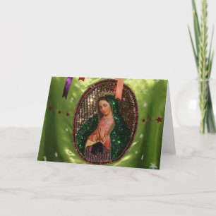 KARTE: Unsere Dame von Guadalupe im Stoff, MEXIKO Karte