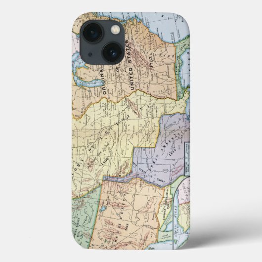 Karte: US-Erweiterung, 1905 Case-Mate iPhone Hülle (Rückseite)