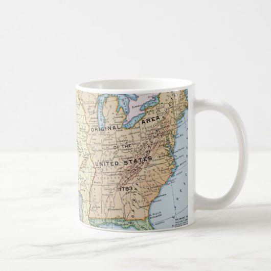 Karte: US Expansion, 1905 Kaffeetasse (Rechts)