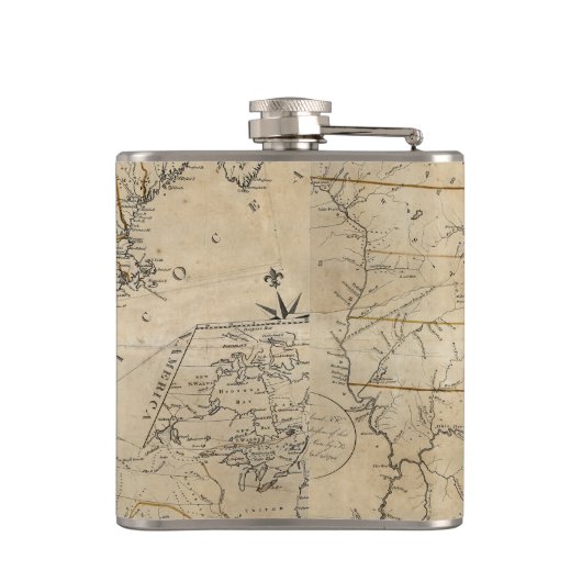 KARTE: USA, 1783 FLACHMANN (Rückseite)