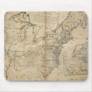 KARTE: USA, 1783 MOUSEPAD