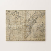 KARTE: USA, 1783 PUZZLE (Horizontal)