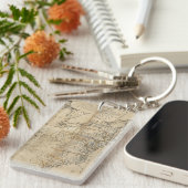 KARTE: USA, 1783 SCHLÜSSELANHÄNGER (Vorderseite rechts)