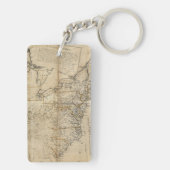 KARTE: USA, 1783 SCHLÜSSELANHÄNGER (Rückseite)
