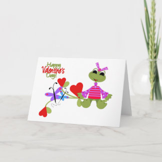 Karte-Valentinsgruß Frosch Feiertagskarte