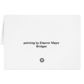 Karte - Vase der Rose (Rückseite Horizontal)