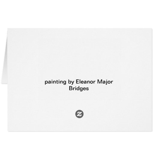 Karte - Vase der Rose (Rückseite Horizontal)