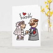 Karte: Vater der Braut Karte (Gelbe Blume)