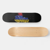 Karte Venezuelas, Karte der Polygonen-Maschenöffnu Skateboard (Horizontal)
