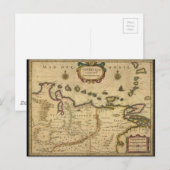 Karte Venezuelas von Hendrik Hondius (1630) (Vorne/Hinten)