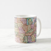 Karte: Vereinigte Staaten, 1905 Kaffeetasse (VorderseiteRechts)