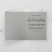 Karte - Vermissen Sie / gehen Sie weg (Innenseite)