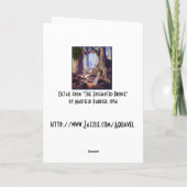 Karte:  Verzauberter Prinz Maxfield Parrish Karte (Rückseite)