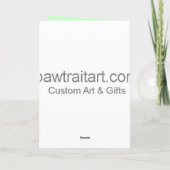 Karte - Vierblättriges Kleeblatt (Rückseite)