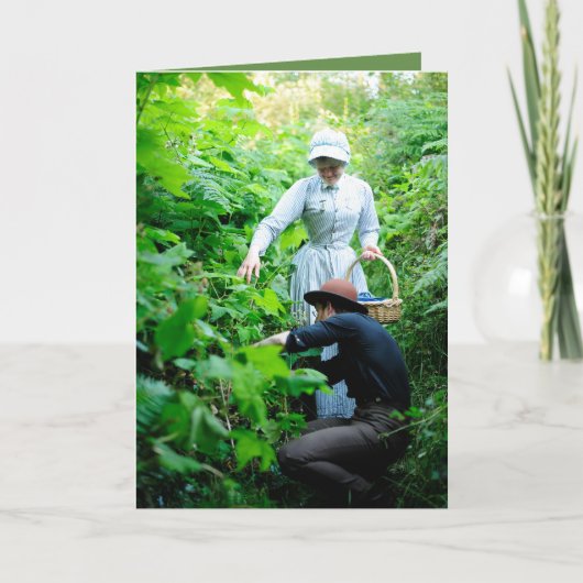 Karte — Viktorianisches Anführungszeichen im Inner (Vorderseite)