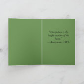 Karte — Viktorianisches Anführungszeichen im Inner (Innenseite)