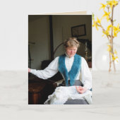 Karte - Viktorianisches Angebot im Inneren (Gelbe Blume)