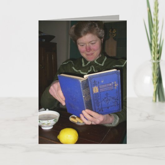 Karte - Viktorianisches Buchangebot im Inneren (Vorderseite)