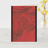 Karte - Viktorianisches Zitat zum Lesen (Gelbe Blume)