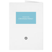 Karte - Vintager Hochzeitstorte (Hinten)