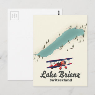 Karte vom Brienzersee Schweiz
