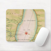 Karte vom Ontariosee Mousepad (Mit Mouse)