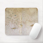 Karte vom Ostmittelmeer Mousepad (Mit Mouse)