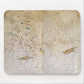 Karte vom Ostmittelmeer Mousepad (Vorne)