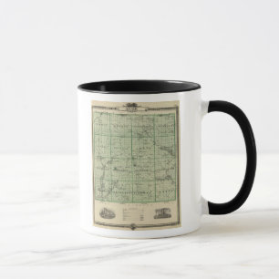 Karte von Adair Landkreis, Staat von Iowa Tasse