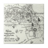 Karte von Afrika | 1500 Fliese (Vorderseite)