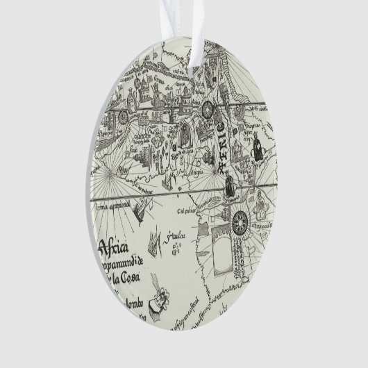 Karte von Afrika | 1500 Ornament (Vorderseite)