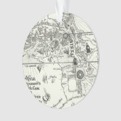 Karte von Afrika | 1500 Ornament (Vorderseite)