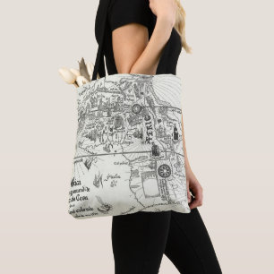 Karte von Afrika 1500 Tasche