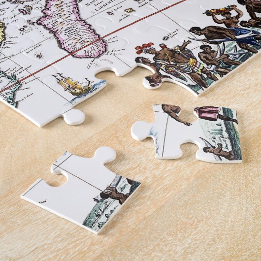 Karte von Afrika | 1696 Puzzle (Seite)