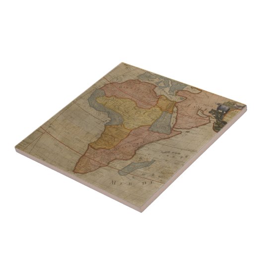 Karte von Afrika | 1700 Fliese (Seite)